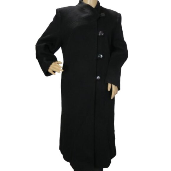 London Fog Winter Button Down Wool Coat - Picture 1 of 12
